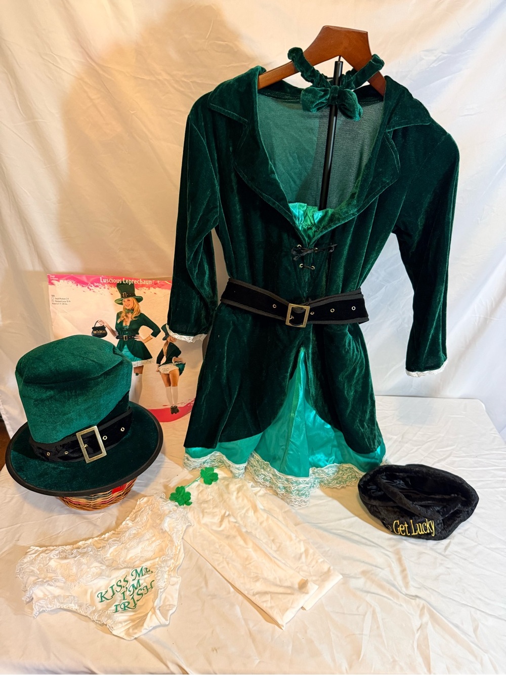 Luscious Leprechaun Women’s Medium Green Costume